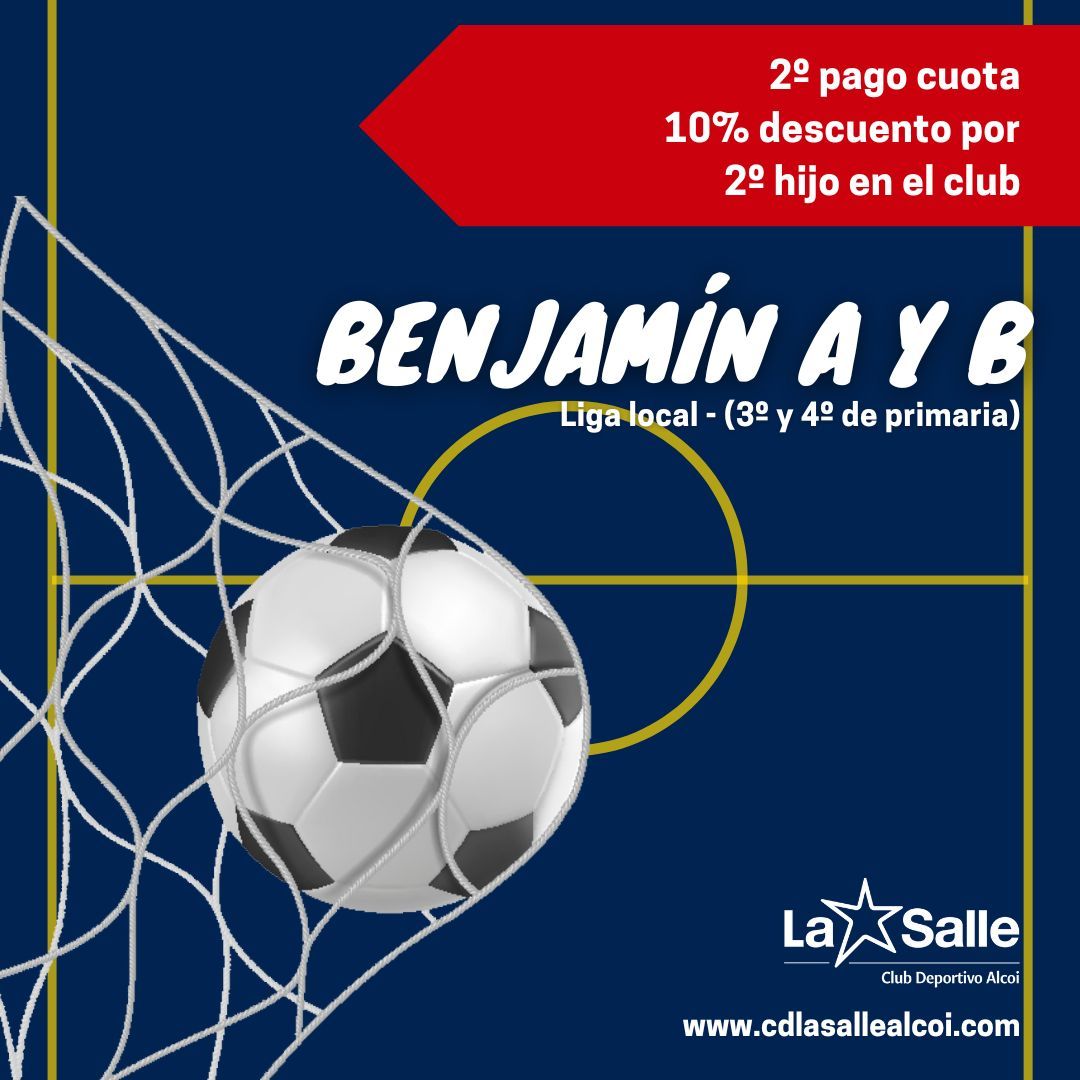 Benjamín A y B - Cuota fraccionada (2º hijo/a)