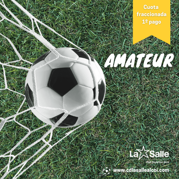 Fútbol amateur cuota fraccionada
